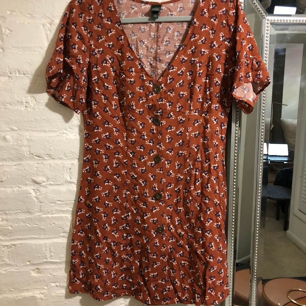 Flower mini dress